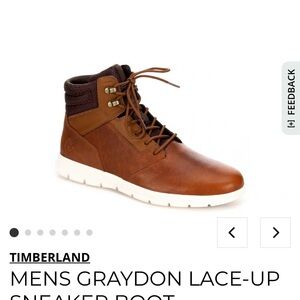 Timberland Men's Tan and Brown Lace-Up Sneakers